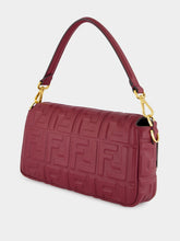 Fendi Burgundy Medium Baguette Bag