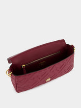 Fendi Burgundy Medium Baguette Bag