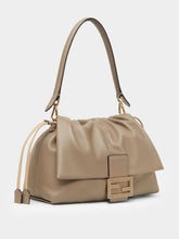 Fendi Dove Grey Mamma Baguette Large Bag