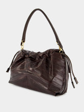 Fendi Large Brown Hagfish Leather Mamma Baguette