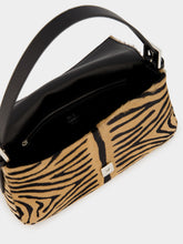 Fendi Tiger-Print Pony Hair Baguette Bag