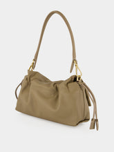 Fendi Dove Grey Soft Medium Baguette Leather Bag