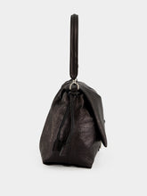 Fendi Black Soft Large Baguette Leather Bag
