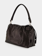 Fendi Black Soft Large Baguette Leather Bag