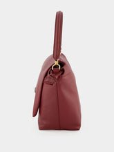 Fendi Dark Red Soft Large Baguette® Leather Bag