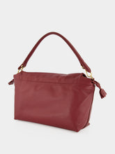 Fendi Dark Red Soft Large Baguette® Leather Bag