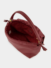 Fendi Dark Red Soft Large Baguette® Leather Bag