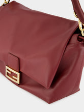 Fendi Dark Red Soft Large Baguette® Leather Bag