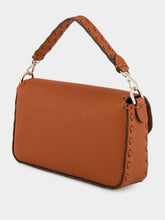 Fendi Sienna Brown Baguette Mini Selleria Bag