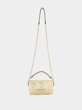 Gold Mini Baguette Sequin Bag | PDP - Fashion Clinic