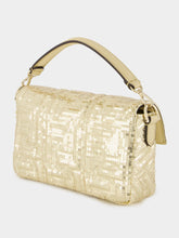 Gold Mini Baguette Sequin Bag | PDP - Fashion Clinic