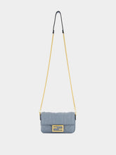 Fendi Mercury Blue Mini Baguette Bag