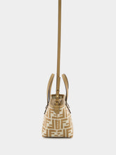 Fendi Roll Mini FF Beige Jacquard Mini Bag