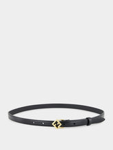 Fendi Black FF Diamonds Leather Belt