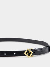 Fendi Black FF Diamonds Leather Belt
