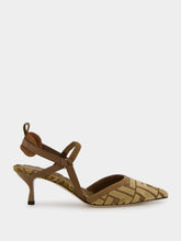 Fendi Brown Colibrì Lite Slingbacks