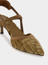 Fendi Brown Colibrì Lite Slingbacks
