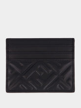 Fendi Black Nappa Leather Baguette Card Case