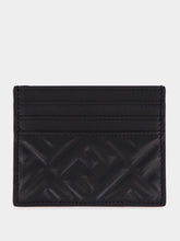 Fendi Black Nappa Leather Baguette Card Case