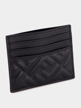 Fendi Black Nappa Leather Baguette Card Case