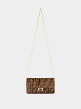 Dark Brown Wallet On Chain Baguette