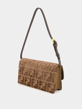 Fendi Dark Brown Wallet On Chain Baguette