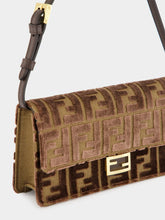 Fendi Dark Brown Wallet On Chain Baguette