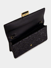 Fendi Black Patent Leather FF Wallet on Chain