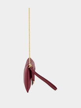 Fendi Burgundy Nappa Leather Mamma Baguette Pouch