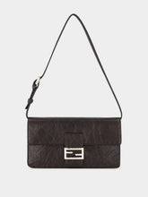 Fendi Black Tube Leather Wallet On Chain
