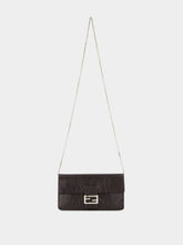 Fendi Black Tube Leather Wallet On Chain