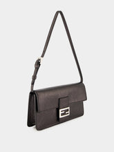 Fendi Black Tube Leather Wallet On Chain