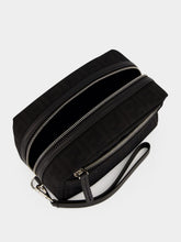 Fendi Black FF Zucca Double Zip Small Toiletry Case