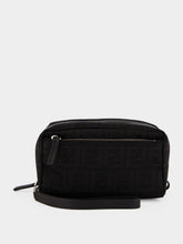 Fendi Black FF Zucca Micro Toiletry Case