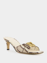 Fendi Brown Ayers Medium-Heeled Sandals