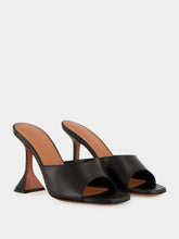 Amina Muaddi Black Lupita Slipper Nappa