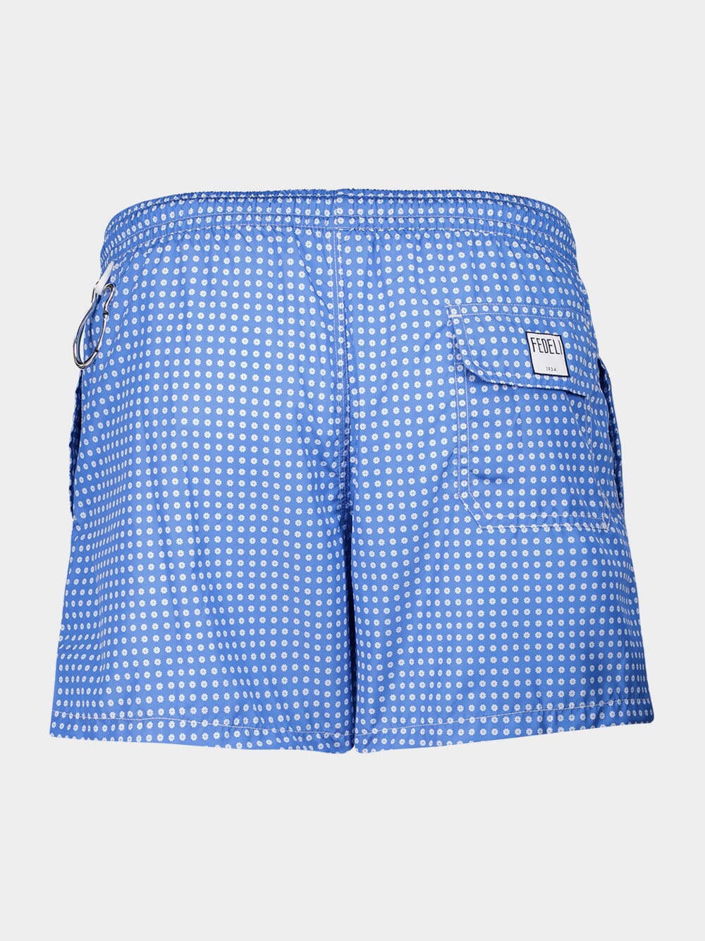 Blue Dotted Swim Trunks