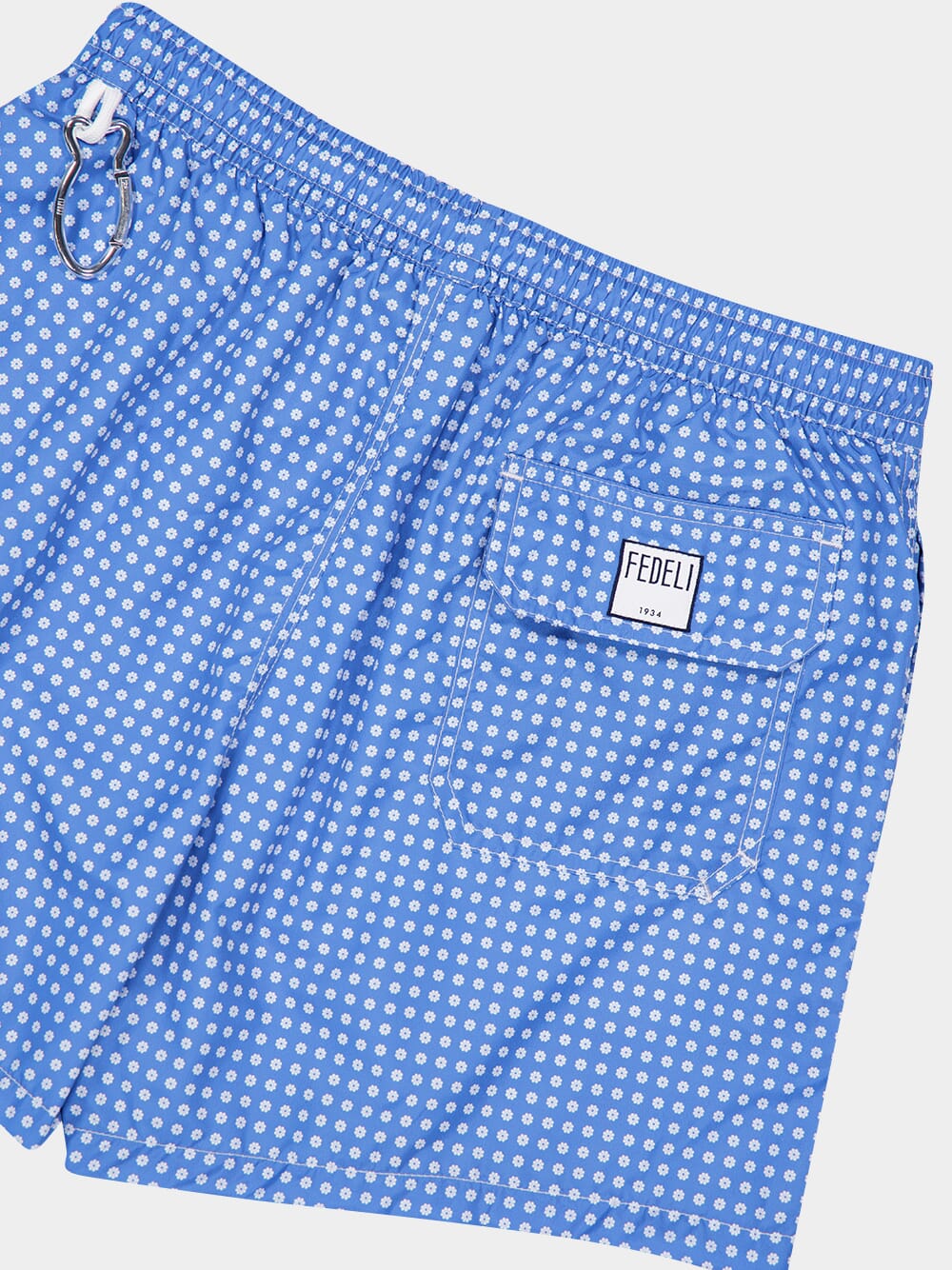 Blue Dotted Swim Trunks