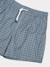 Blue Printed Swim Shorts Madeira | PDP - Fashion Clinic