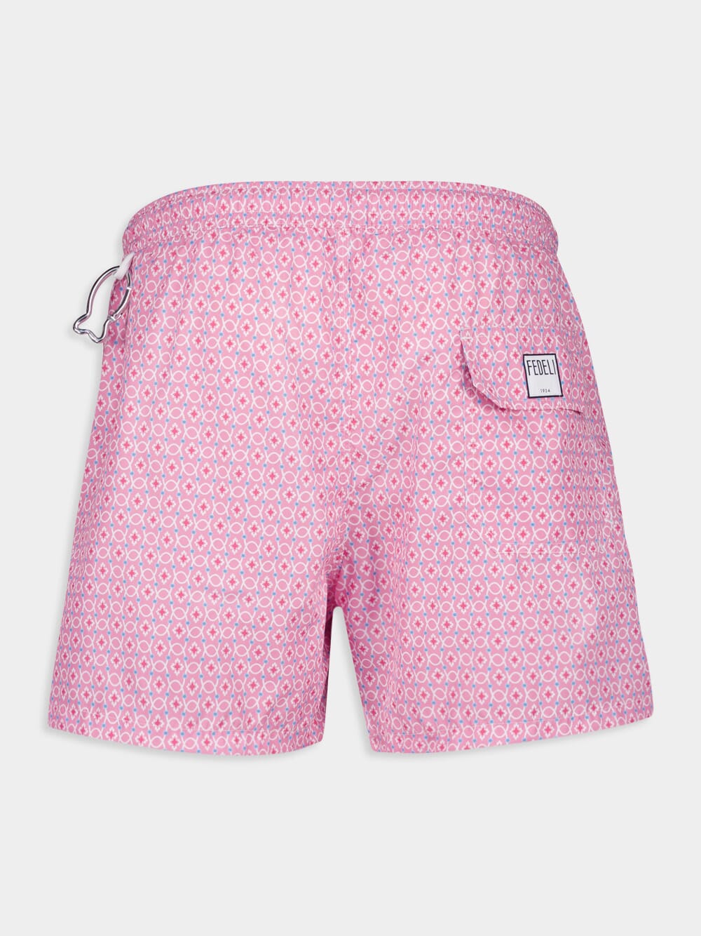 Pink Madeira Vintage Pattern Sustainable Swim Trunk