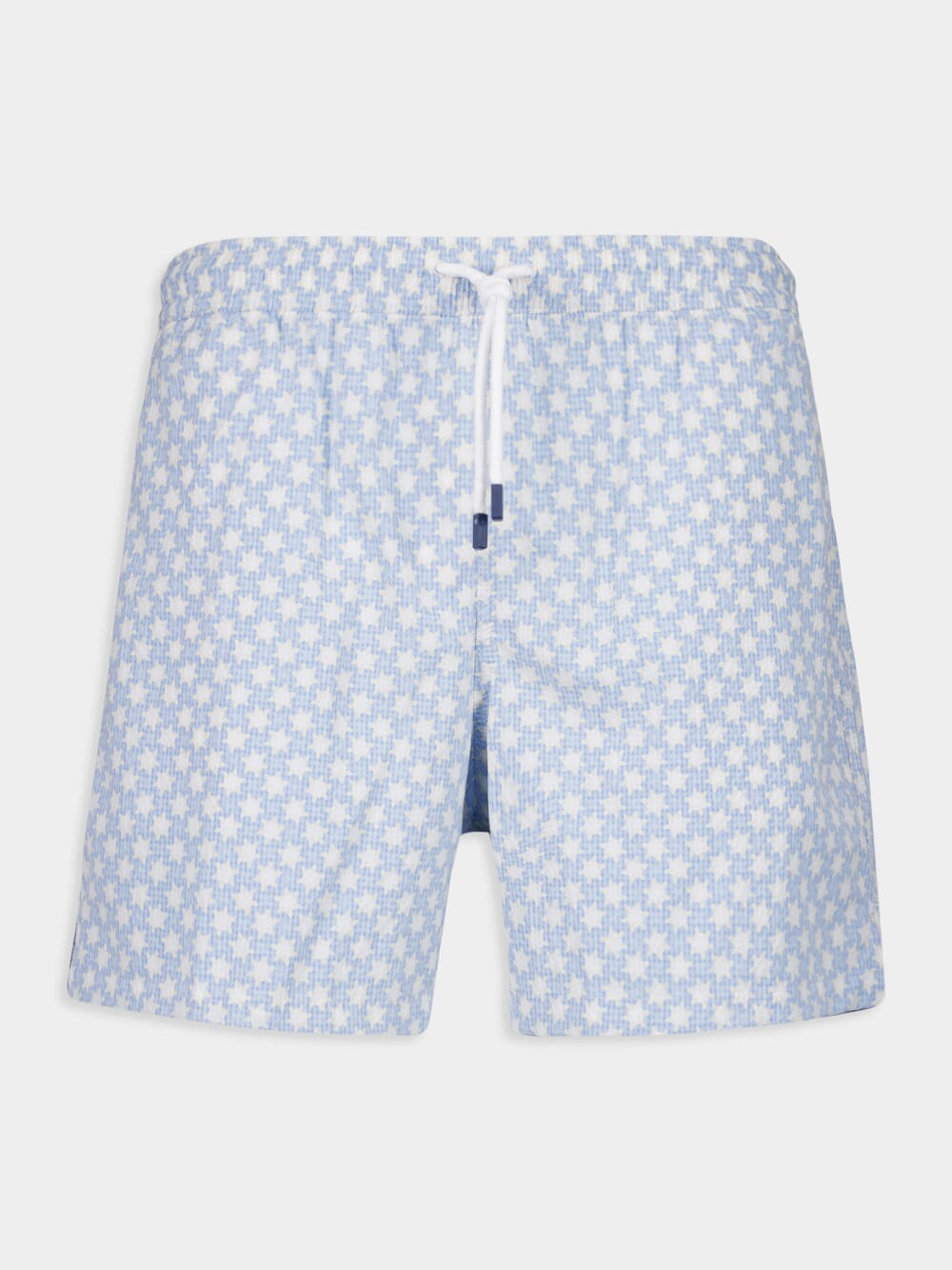 Blue Madeira Sakar Stamp Woven Swim Shorts