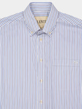 Valentino Garavani Blue Striped Cotton Long-Sleeve Shirt
