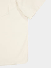 Valentino Garavani Ivory Denim Bowling Shirt with Vgold