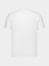 Valentino Garavani Ivory Cotton Jersey Short-Sleeve T-Shirt with VLogo Patch