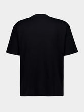 Valentino Garavani Black Cotton T-Shirt with Print
