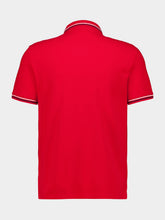 Valentino Garavani Red Piqué Polo with VLogo Patch