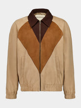 Valentino Garavani Natural and Orange Zip-Up Long-Sleeved Jacket