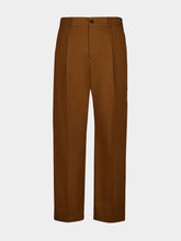 Valentino Garavani Chocolate Cotton Gabardine Pants