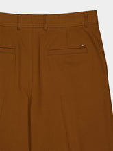 Valentino Garavani Chocolate Cotton Gabardine Pants