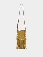 Valentino Garavani Havana Beige Nellcôte Suede Shoulder Bag